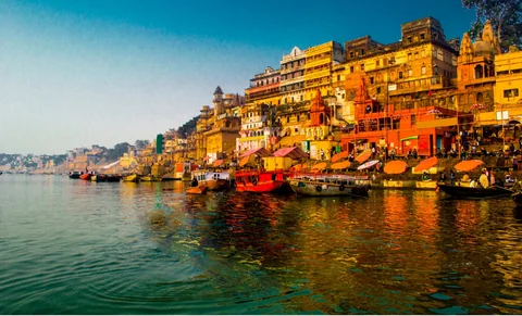 Sacred Varanasi riverfront